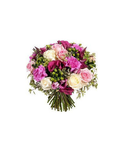 Bouquet de fleurs rose pour la saint valentin et célébrer l'amour